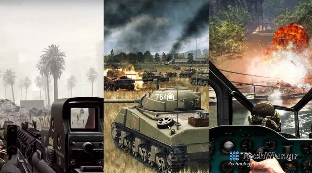 Single-Player στρατιωτικά παιχνίδια