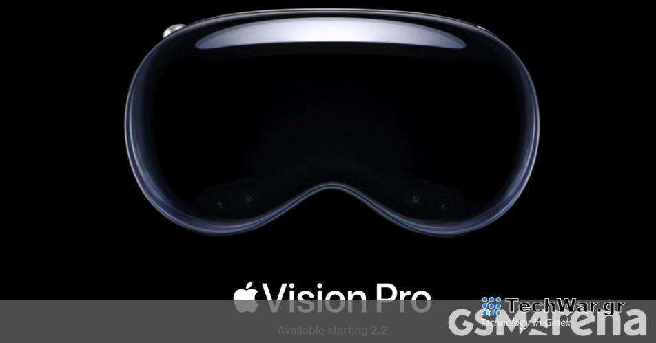 Το Apple Vision Pro είναι πλέον διαθέσιμο
