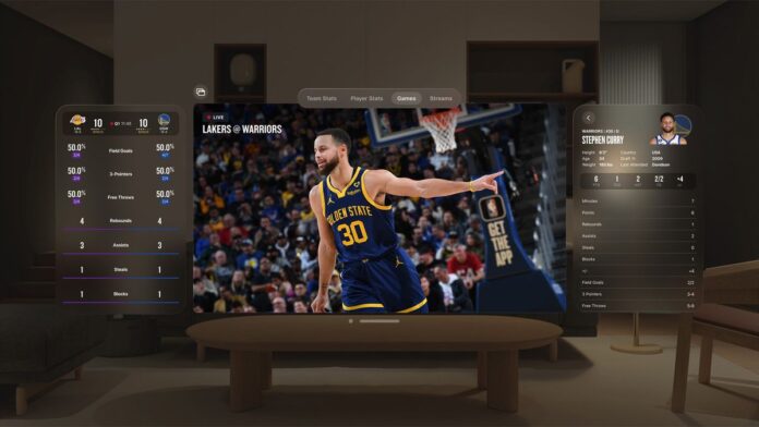 Το Apple Vision Pro θα έχει πάνω από 600 εγγενείς Apple Vision Pro NBA