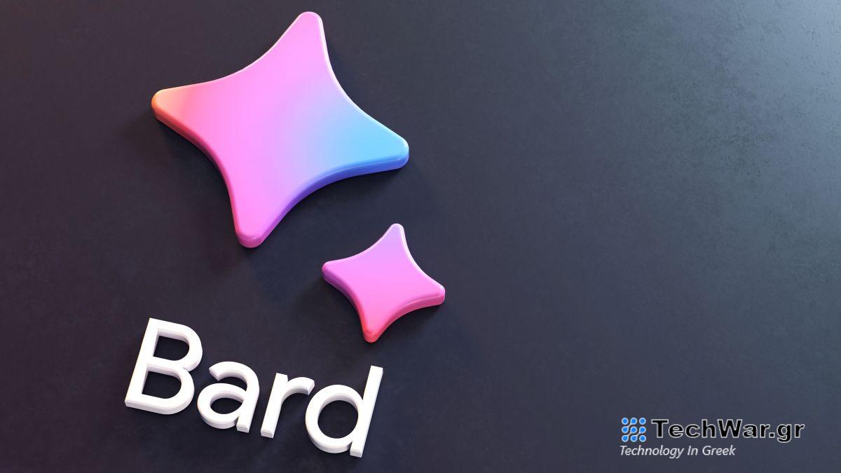 Bard AI is a conversational generative artificial intelligence chatbot developed by Google as a response of ChatGPT. Isolated 3D logo on a surface and copy