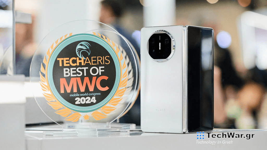 Το αναδιπλούμενο Huawei Mate X5 κερδίζει το βραβείο "Best of MWC 2024"