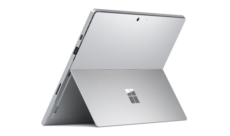 Το Surface Pro 7 με την ενσωματωμένη βάση στήριξης