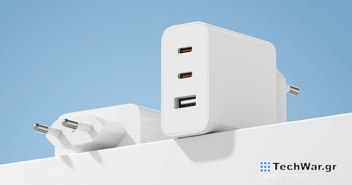  Ο Xiaomi 67W GaN Charger 2C1A είναι ένας ισχυρός και πρακτικός φορτιστής με 3 εξόδους.  Με κουπόνι μόνο 24€

