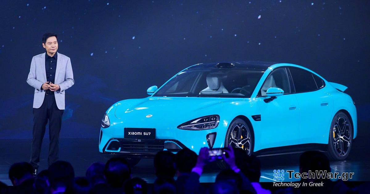 Ο πρόεδρος της Xiaomi επιβεβαιώνει την παράδοση του αυτοκινήτου Xiaomi SU7 ήδη στο δεύτερο τρίμηνο του 2024
