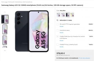Samsung Galaxy A35: Τιμή 128 GB