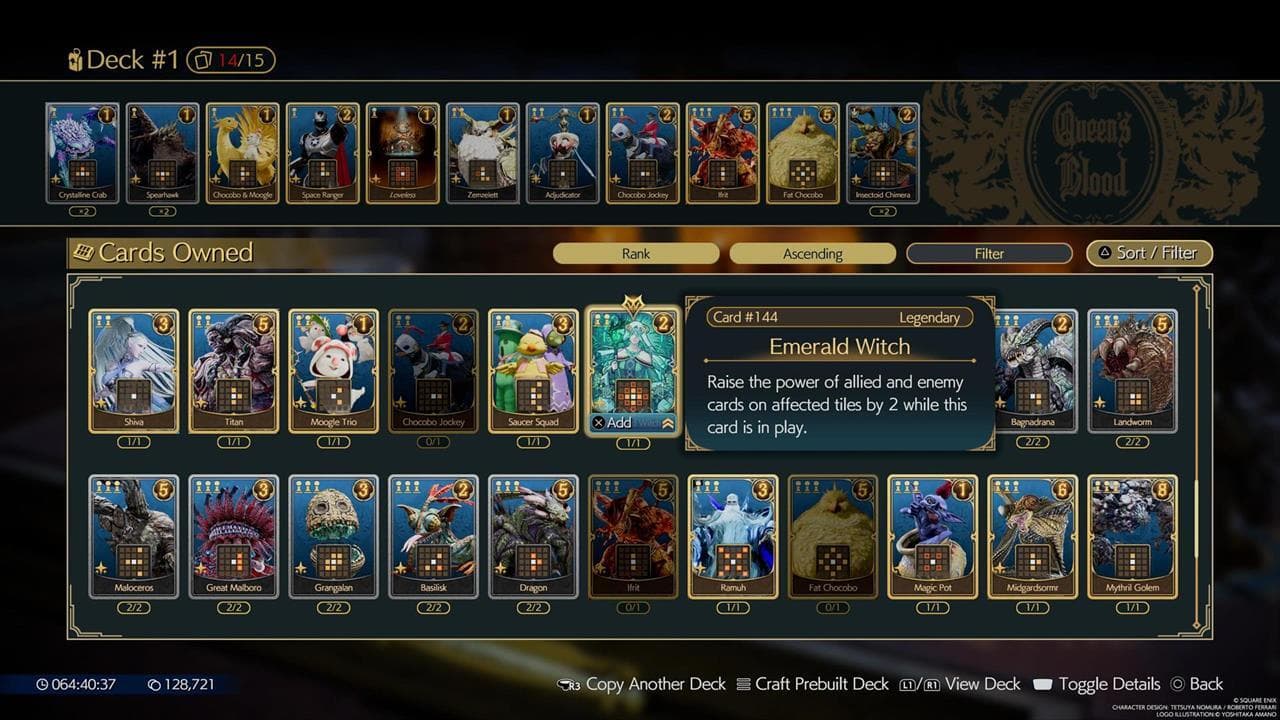 Η Σμαραγδένια Μάγισσα έχει δυνατούς λάτρεις.