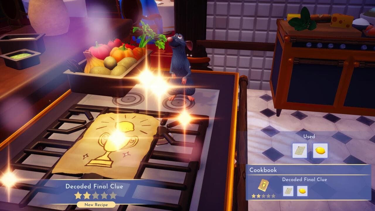 Συνδυάστε τη σελίδα ένδειξης με ένα λεμόνι για να λάβετε το αποκωδικοποιημένο τελικό στοιχείο.