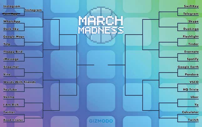 Εδώ είναι οι υποψήφιοι.  Επιλέξτε τον μαχητή σας.