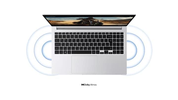 Στερεοφωνικά ηχεία Samsung Galaxy Book 4 Dolby Atmos