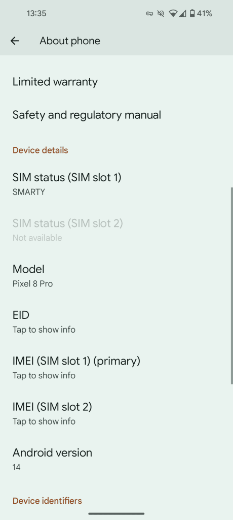 Σφάλμα πληροφοριών μπαταρίας Pixel - Απόπτωση λειτουργιών Μαρτίου