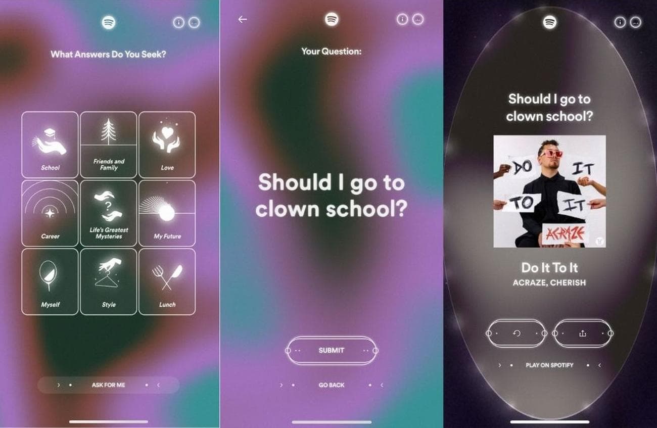 Πώς να χρησιμοποιήσετε τη λειτουργία Spotify Song Psychic: Κάντε ερωτήσεις, λάβετε απαντήσεις για τραγούδια!  Μια διασκεδαστική ανατροπή στη μουσική αλληλεπίδραση.  Διαθέσιμο για όλους.