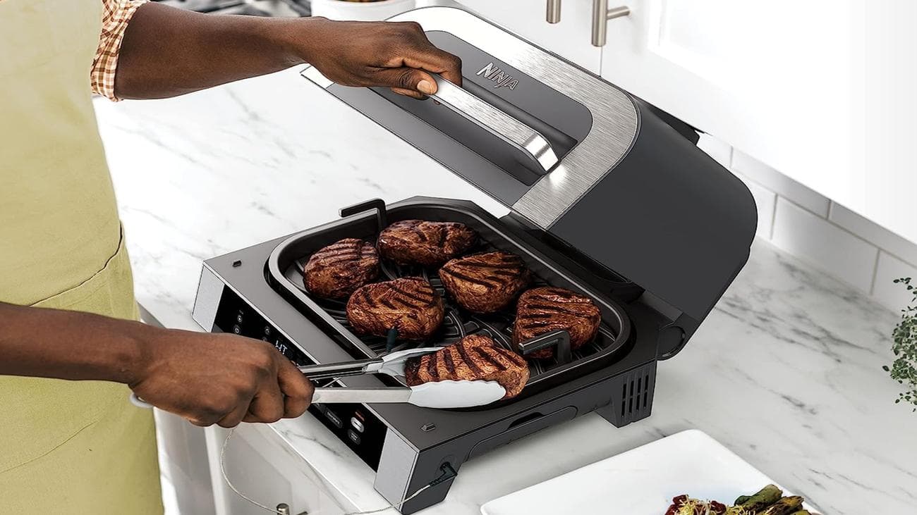 Μπριζόλες Ninja Foodi στη σχάρα