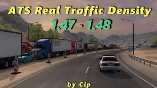 ένα πλάνο ενός αυτοκινητόδρομου με κίνηση σε αυτό