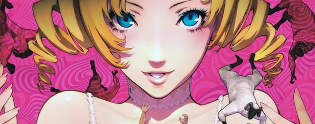 Vincent likes his girlfriend.  Katherine's pretty, smart, and successful.  Trouble is, she's starting to talk about long-term commitment, something Vincent's spent his entire life avoiding.  Since romantic complications are the last thing he wants to deal with, Vincent meets his friends for their regular night of drinks.  Little does he know that he's about to be blindsided by a beautiful, seductive, irresistible freight train named Catherine.  Suddenly, he's hung over in bed next to the most beautiful woman he's ever seen, unsure about the previous night's events.  Was it just making out, he wonders, or did something more serious happen between them?  Should he tell Katherine?  Will he ever see Catherine again?  Vincent's about to find that a stumble on the staircase of love can turn into a horrific, fatal plummet...