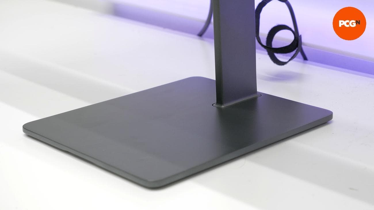 Dough Spectrum One review image showing the back of the stand. To the right, you can see the PCGN logo.