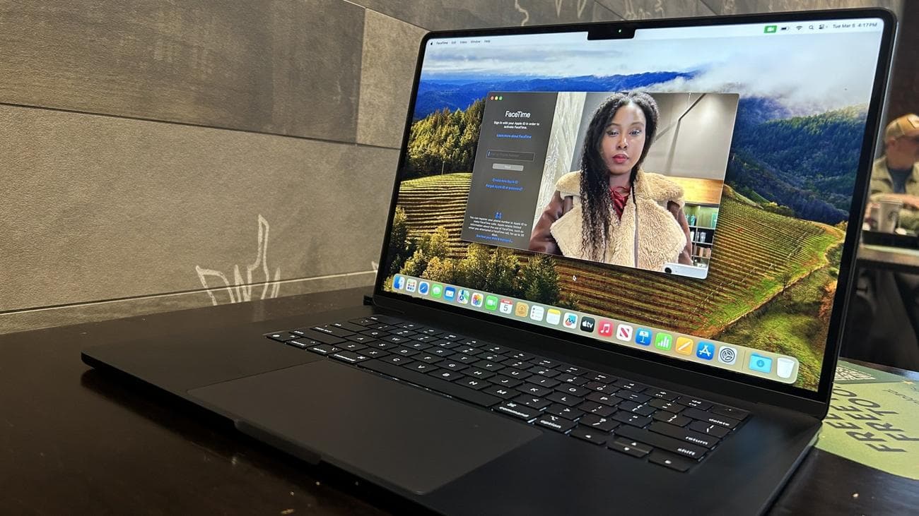 Facetime στο M3 MacBook Air 15 ιντσών