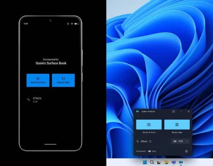 Android Windows, Windows 11: Τo Android smartphone σας γίνεται επίσημη web κάμερα του PC
