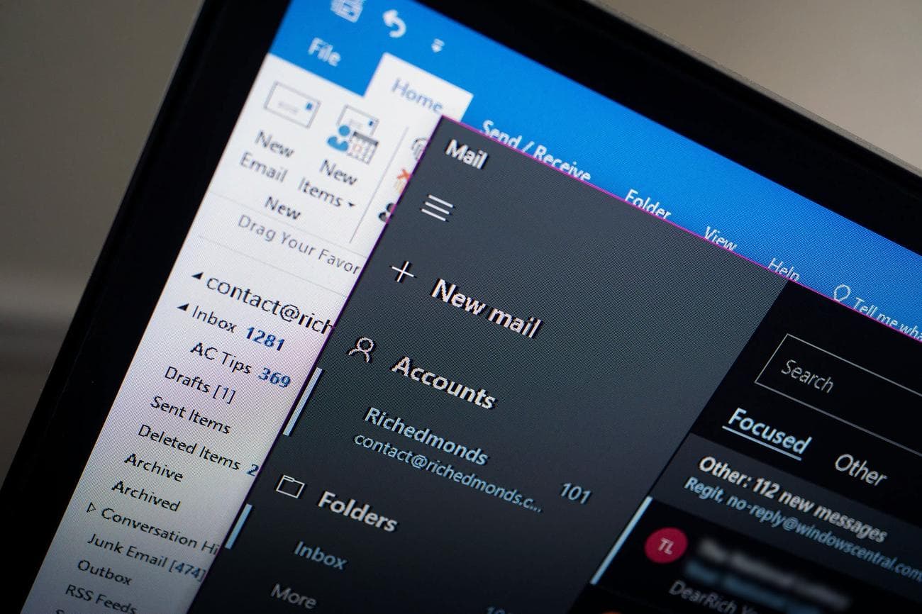 Outlook εναντίον Windows Mail