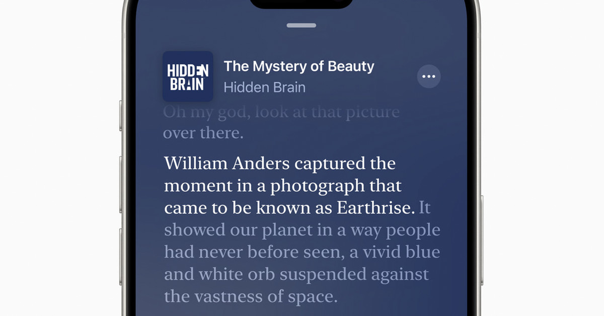 Το Apple Podcast περιλαμβάνει πλέον μεταγραφές