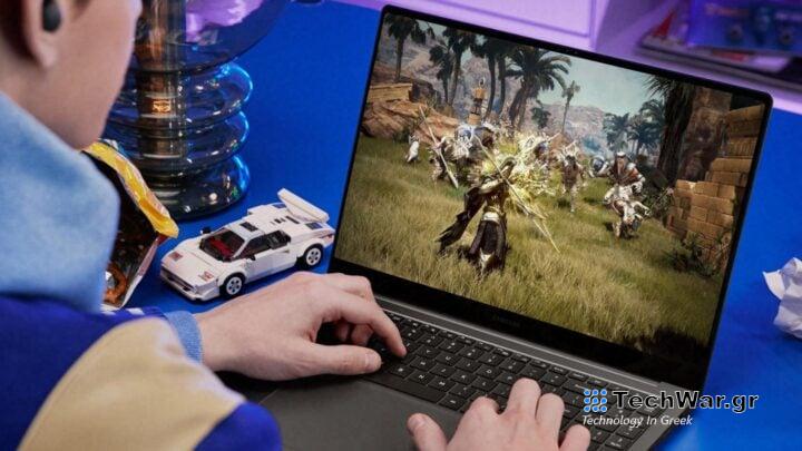 Samsung Galaxy Book 3 Ultra Gaming With Galaxy Buds 2 Pro