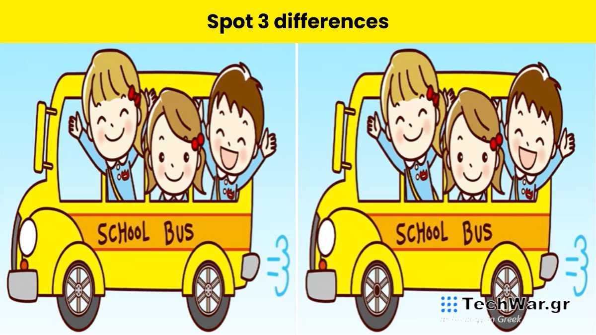 Τεστ παρατηρητικότητας, διαφορές, σχολικό