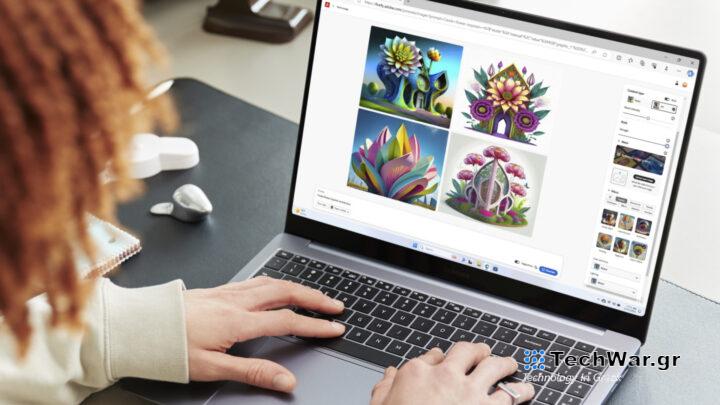Samsung Galaxy Book 4 Ultra Microsoft Edge Copilot Dall-E Image Generation