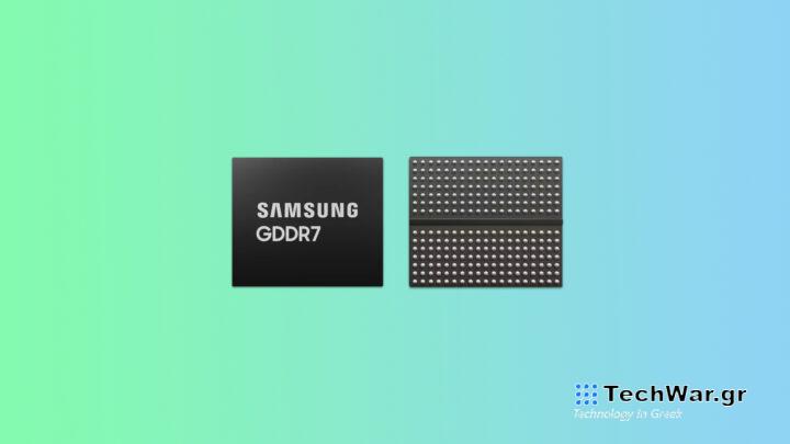 Samsung GDDR7 DRAM Memory Chips