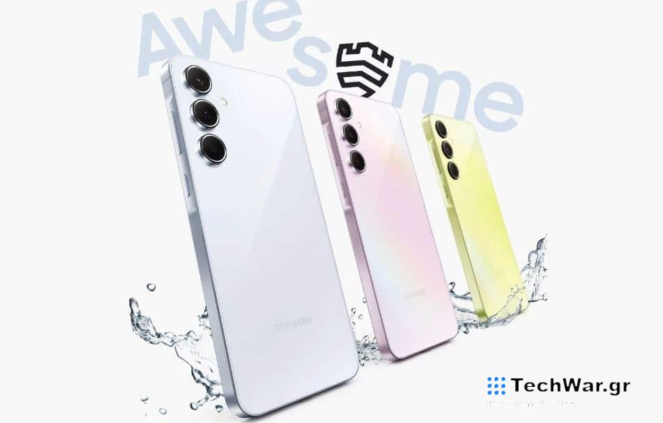 Samsung Galaxy A55, Samsung Galaxy A55 και A35: Επίσημες εικόνες επιβεβαιώνουν χαρακτηριστικά