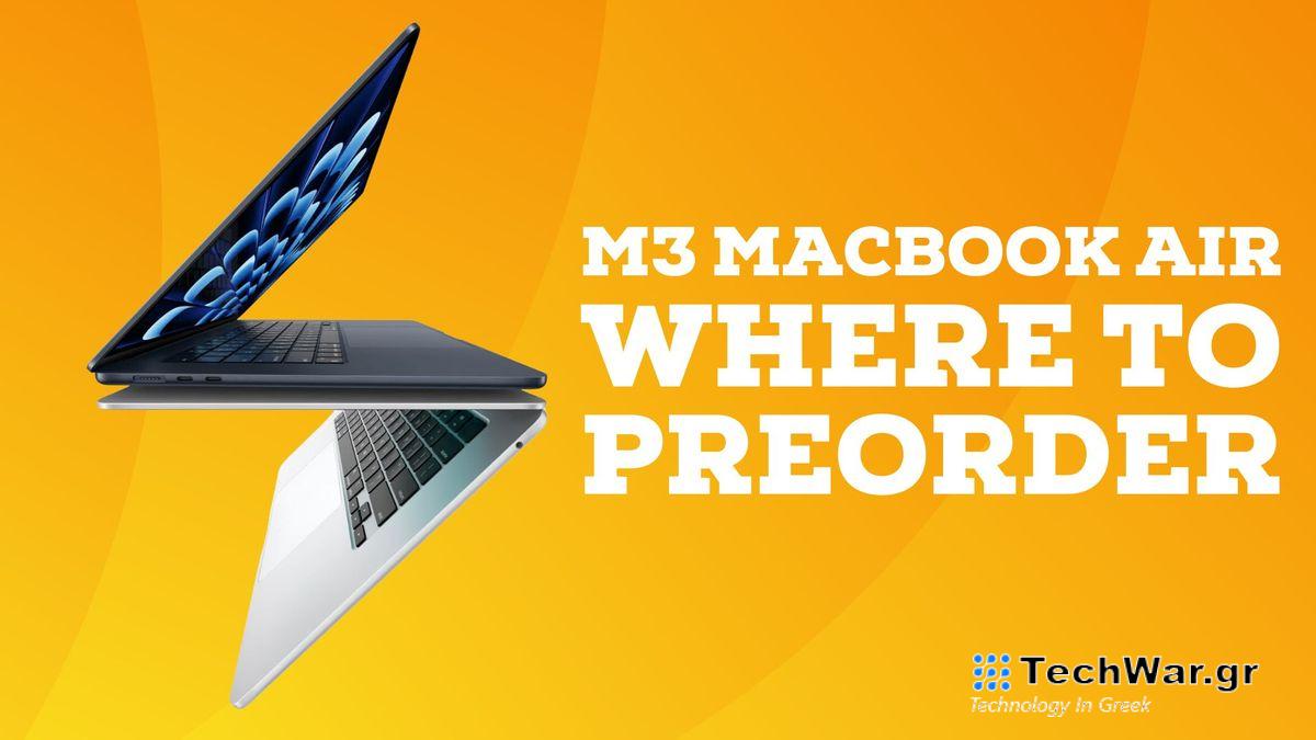 Where to preorder MacBook Air M3