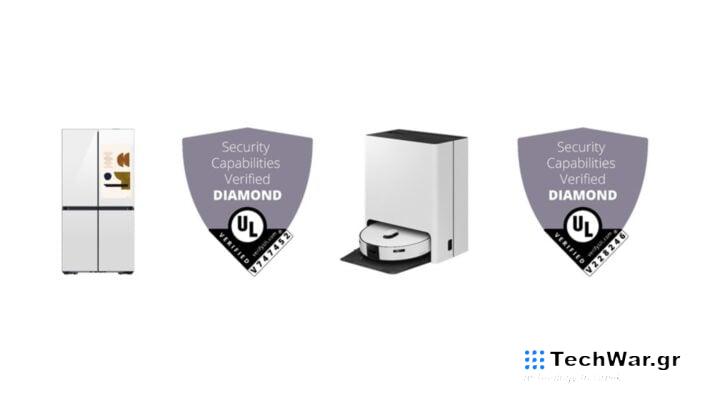 Samsung Bespoke Jet Bot AI And Bespoke 4-Door Refrigerator Get Diamond Level In UL Verified IoT Device Security Rating