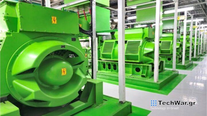 Natural Gas Generators At Samsung Manufacturing Plant In Noida